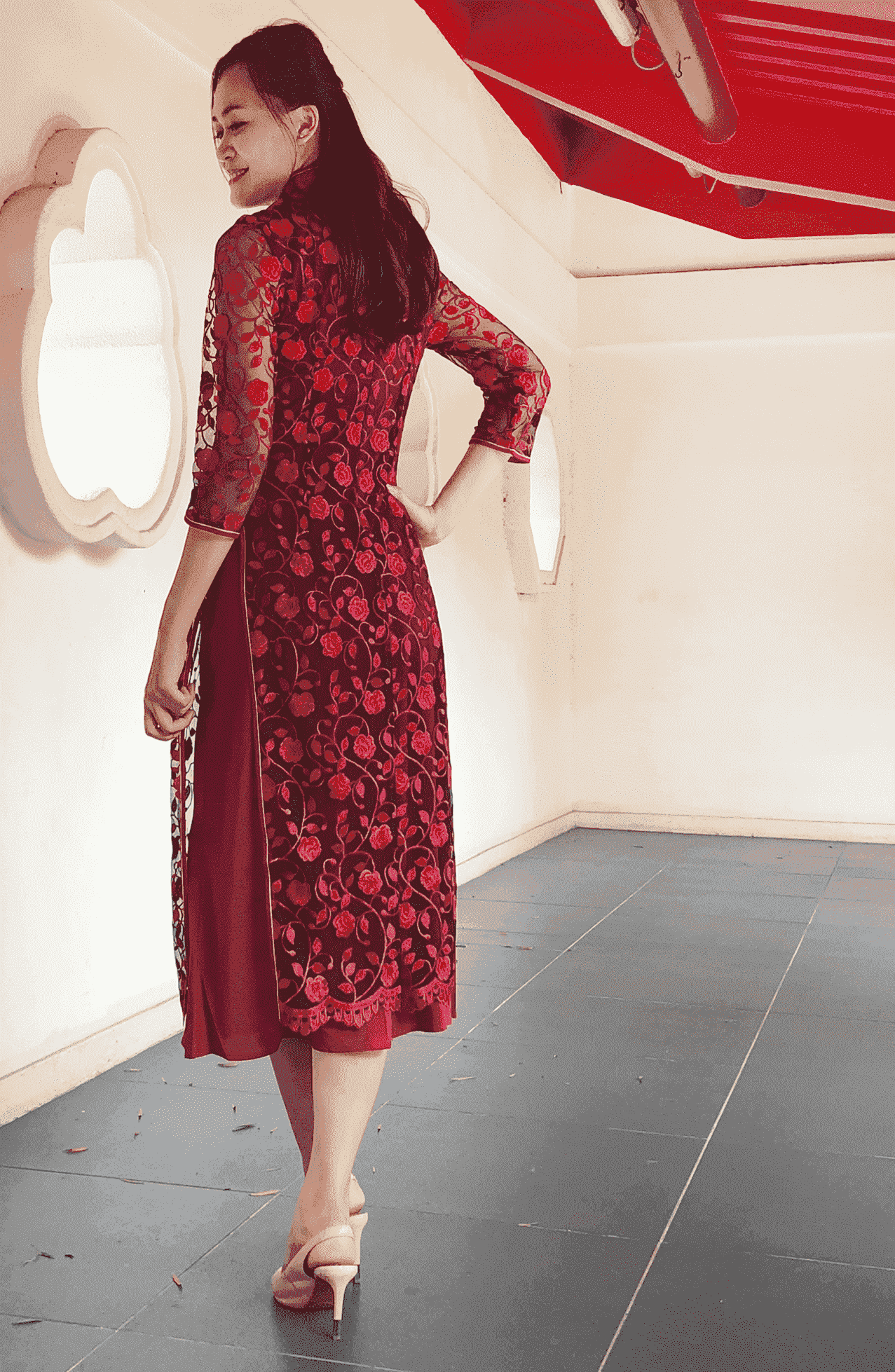 Pamela Lace Cheongsam