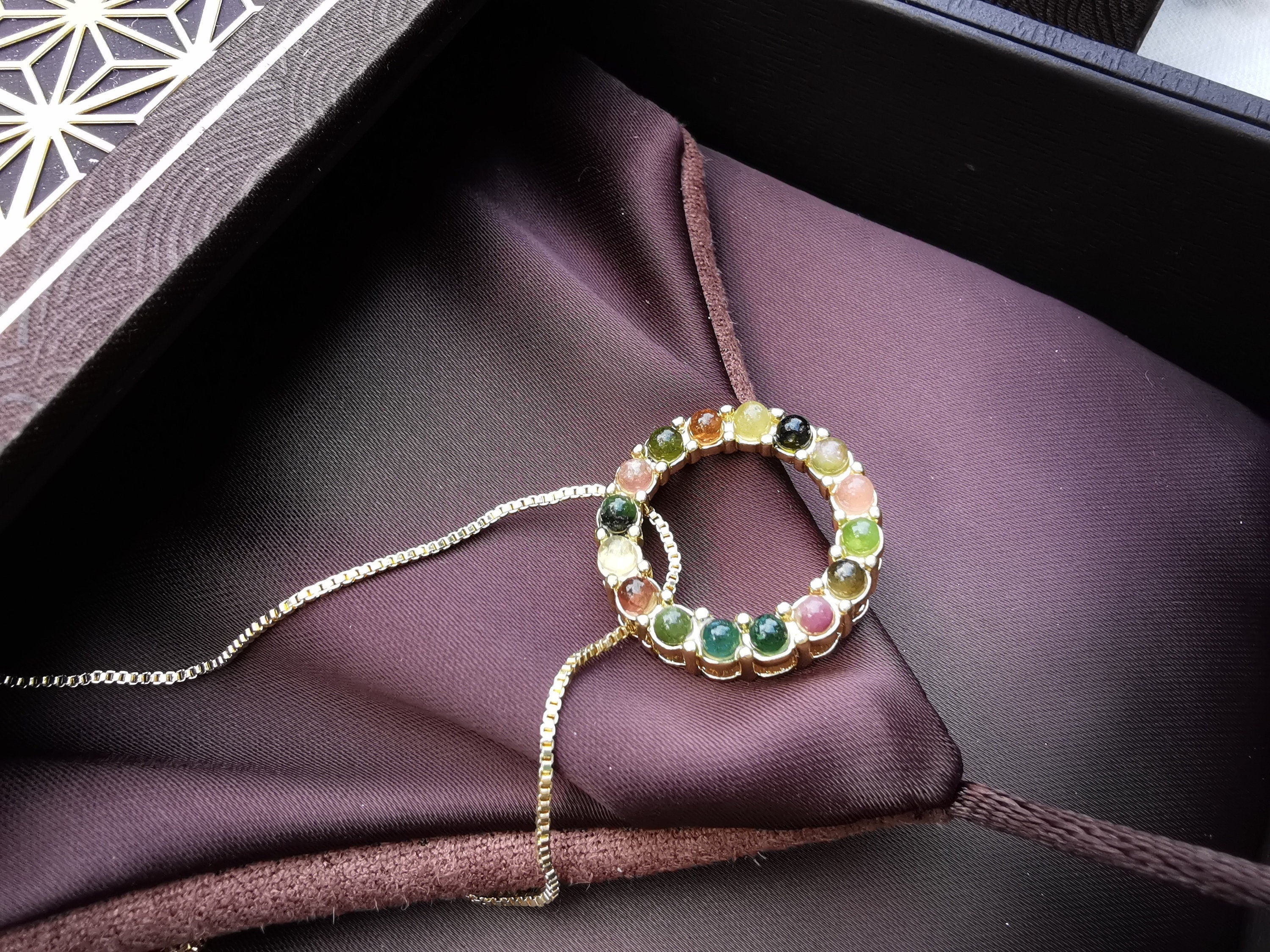 Round Agate Crystal Beads Balance Chakra Healing Necklace Grade A