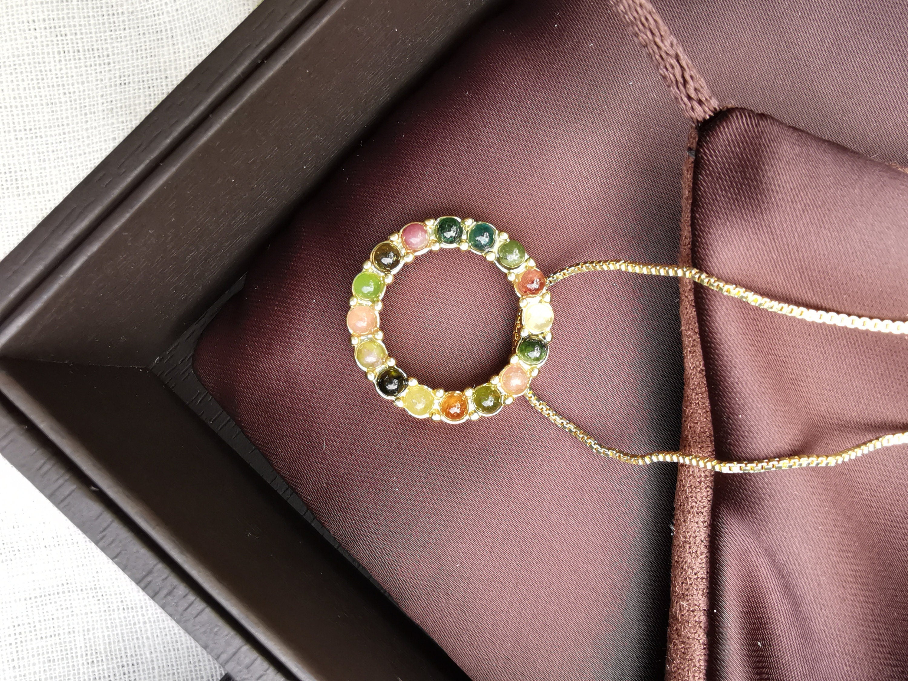 Round Agate Crystal Beads Balance Chakra Healing Necklace Grade A