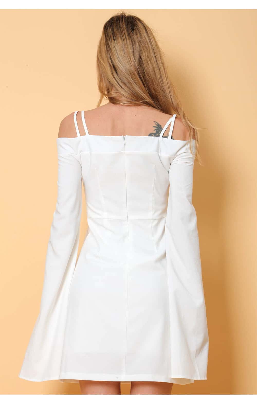 Slit Sleeves Shift Dress