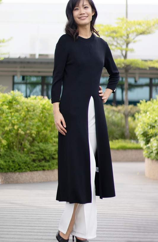 Pullover Maxi Tunic with Split