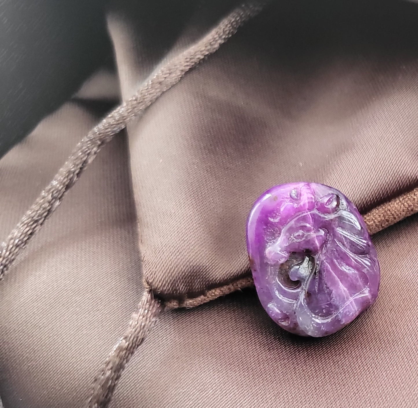 Unicorn Sugilite RARE Gel-lish Natural Pink Purple Premium Stone Pendant