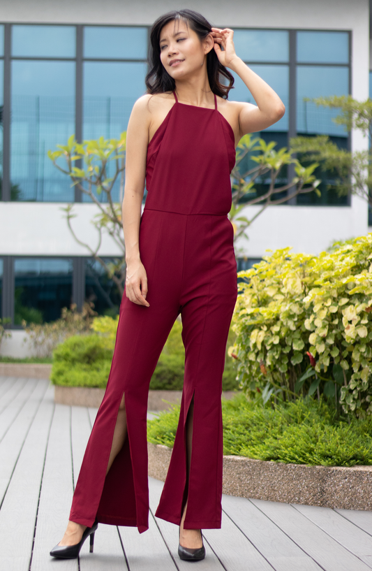 Cami Crossback with Cut Out Jumpsuit